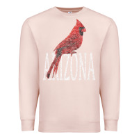Pale Pink black vintage cardinal red bird arizona az gifts premium t shirt Premium Sweatshirt - linhVisuals