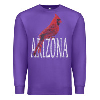 Purple black vintage cardinal red bird arizona az gifts premium t shirt Premium Sweatshirt - linhVisuals