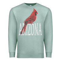 Seafoam black vintage cardinal red bird arizona az gifts premium t shirt Premium Sweatshirt - linhVisuals
