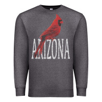 Charcoal Heather black vintage cardinal red bird arizona az gifts premium t shirt Premium Sweatshirt - linhVisuals