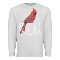 Dove Grey black vintage cardinal red bird arizona az gifts premium t shirt Premium Sweatshirt - linhVisuals