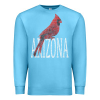Ocean Blue black vintage cardinal red bird arizona az gifts premium t shirt Premium Sweatshirt - linhVisuals