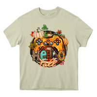 Mossy hello fall gamer Heavy Core Tee - CowGirlArtShop