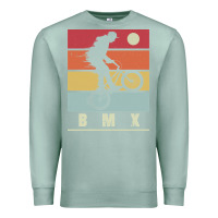 Seafoam bmx vintage bike fans kids gift boys bmx pullover hoodie Premium Sweatshirt - linhVisuals