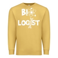 Antique Gold biologist   funny biology student cell science chemistry dna t shirt Premium Sweatshirt - linhVisuals