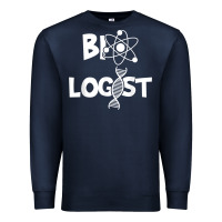 Navy biologist   funny biology student cell science chemistry dna t shirt Premium Sweatshirt - linhVisuals