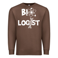 Chestnut biologist   funny biology student cell science chemistry dna t shirt Premium Sweatshirt - linhVisuals