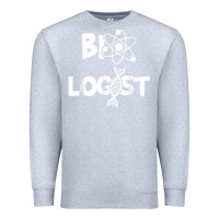 Heather Grey biologist   funny biology student cell science chemistry dna t shirt Premium Sweatshirt - linhVisuals