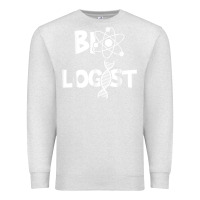 Oatmeal Heather biologist   funny biology student cell science chemistry dna t shirt Premium Sweatshirt - linhVisuals