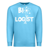 Ocean Blue biologist   funny biology student cell science chemistry dna t shirt Premium Sweatshirt - linhVisuals