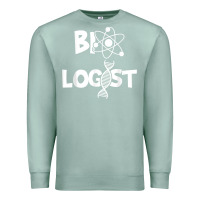 Seafoam biologist   funny biology student cell science chemistry dna t shirt Premium Sweatshirt - linhVisuals