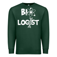 Sports Green biologist   funny biology student cell science chemistry dna t shirt Premium Sweatshirt - linhVisuals