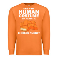 Carrot funny chicken nugget costume for kids fashion nugget foodie t shirt Premium Sweatshirt - linhVisuals