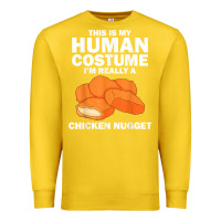 Lemon funny chicken nugget costume for kids fashion nugget foodie t shirt Premium Sweatshirt - linhVisuals