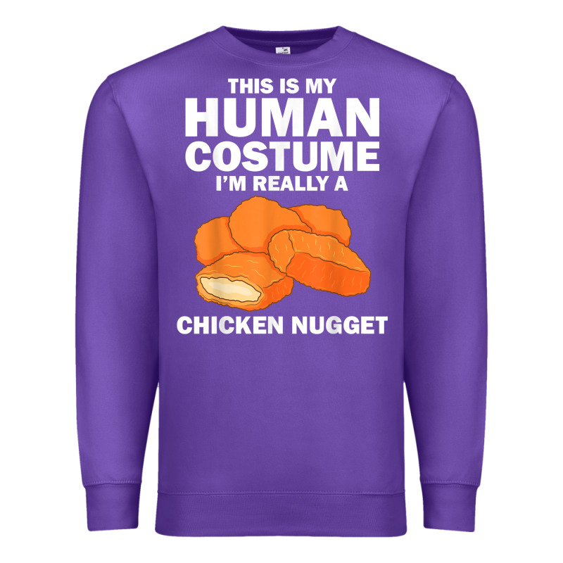 Funny Chicken Nugget Costume For Kids Fashion Nugget Foodie T Shirt Premium Sweatshirt by linhVisuals | Teevron