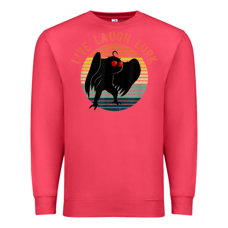 Mothman Live Laugh Lurk Premium Sweatshirt by linhVisuals | Teevron