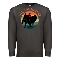 Smoke mothman live laugh lurk Premium Sweatshirt - linhVisuals