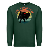 Sports Green mothman live laugh lurk Premium Sweatshirt - linhVisuals