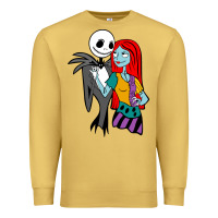Antique Gold jack  and sally Premium Sweatshirt - linhVisuals