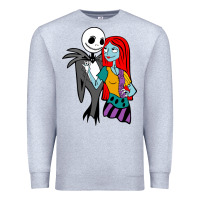 Heather Grey jack  and sally Premium Sweatshirt - linhVisuals