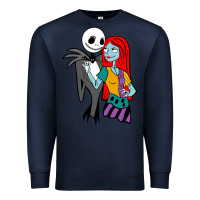 Navy jack  and sally Premium Sweatshirt - linhVisuals