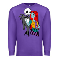 Purple jack  and sally Premium Sweatshirt - linhVisuals