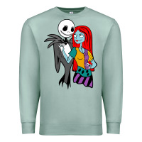 Seafoam jack  and sally Premium Sweatshirt - linhVisuals