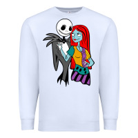 White jack  and sally Premium Sweatshirt - linhVisuals