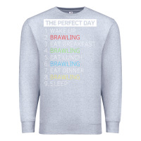 Heather Grey brawl shirt brawling gamer gaming t shirt Premium Sweatshirt - linhVisuals