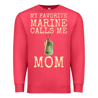 Cardinal my favorite marine calls me mom Premium Sweatshirt - linhVisuals