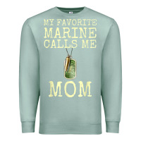 Seafoam my favorite marine calls me mom Premium Sweatshirt - linhVisuals