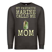 Smoke my favorite marine calls me mom Premium Sweatshirt - linhVisuals