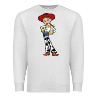 Oatmeal Heather jessie toy Premium Sweatshirt - linhVisuals