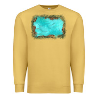 Antique Gold gemstone leopard background Premium Sweatshirt - JahusDesignShop