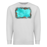 Dove Grey gemstone leopard background Premium Sweatshirt - JahusDesignShop