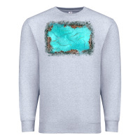 Heather Grey gemstone leopard background Premium Sweatshirt - JahusDesignShop