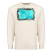 Sandshell gemstone leopard background Premium Sweatshirt - JahusDesignShop