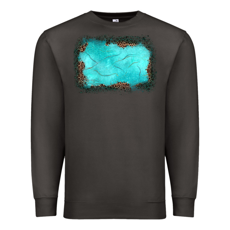 Gemstone Leopard Background Premium Sweatshirt by JahusDesignShop | Teevron
