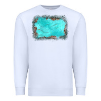 White gemstone leopard background Premium Sweatshirt - JahusDesignShop