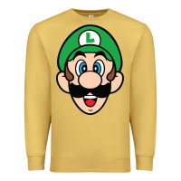 Antique Gold luigi Premium Sweatshirt - linhVisuals