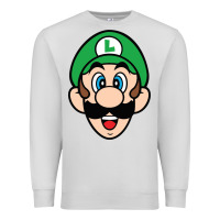 Dove Grey luigi Premium Sweatshirt - linhVisuals