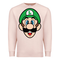 Pale Pink luigi Premium Sweatshirt - linhVisuals