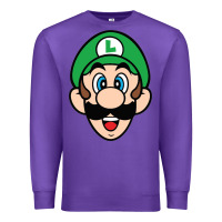 Purple luigi Premium Sweatshirt - linhVisuals