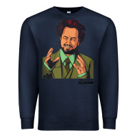 Navy ancient aliens giorgio tank top Premium Sweatshirt - linhVisuals