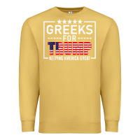 Antique Gold greeks for trump conservative gift trump 2020 re election t shirt Premium Sweatshirt - linhVisuals