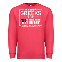 Cardinal greeks for trump conservative gift trump 2020 re election t shirt Premium Sweatshirt - linhVisuals
