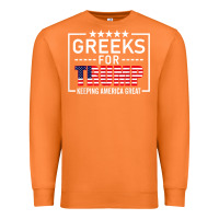 Carrot greeks for trump conservative gift trump 2020 re election t shirt Premium Sweatshirt - linhVisuals