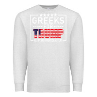 Oatmeal Heather greeks for trump conservative gift trump 2020 re election t shirt Premium Sweatshirt - linhVisuals