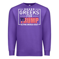 Greeks For Trump Conservative Gift Trump 2020 Re Election T Shirt Premium Sweatshirt | Teevron