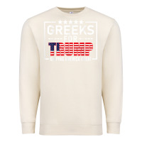 Sandshell greeks for trump conservative gift trump 2020 re election t shirt Premium Sweatshirt - linhVisuals